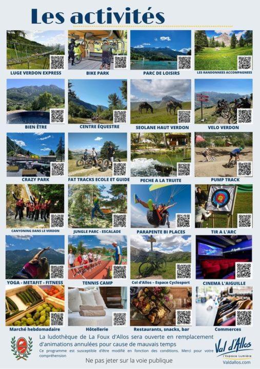 Allos Village Studio Cosy Avec Balcon 外观 照片